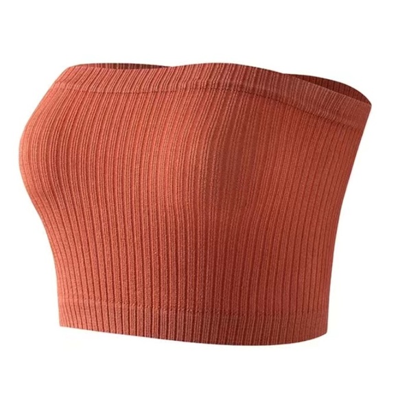 NWOT - Women’s 8pcs Ribbed Stretch Strapless Bandeau Bras (Multi Colored) - Picture 3 of 11